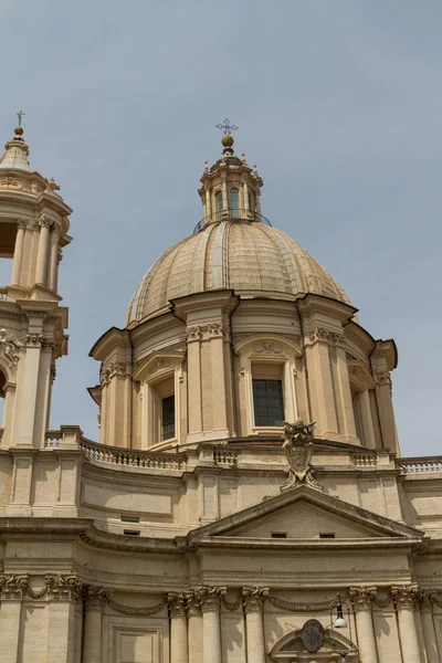 Svatý agnese v Janku v piazza navona, Řím, Itálie — Stock fotografie