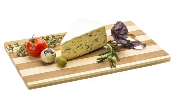 Sýr s bylinkami — Stock fotografie