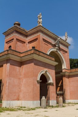 Roma, İtalya. eski şehrin tipik mimari detaylar
