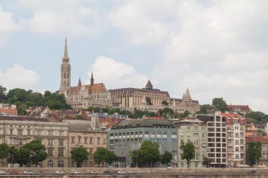 tipik binalar 19. yüzyıl budape buda castle bölgesinde