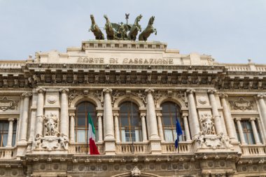 Roma, İtalya. eski şehrin tipik mimari detaylar