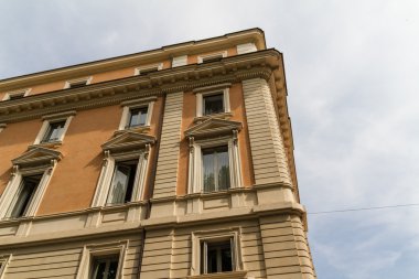 Roma, İtalya. eski şehrin tipik mimari detaylar