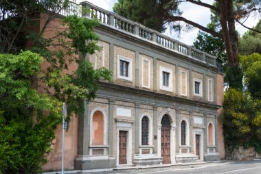 Roma, İtalya. eski şehrin tipik mimari detaylar