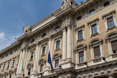 Roma, İtalya. eski şehrin tipik mimari detaylar