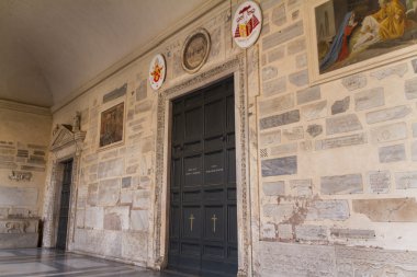 Roma, İtalya. eski şehrin tipik mimari detaylar