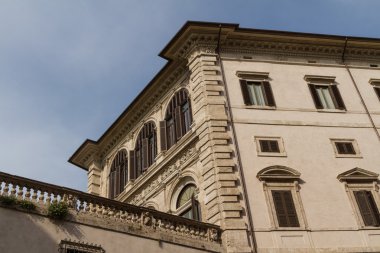 Roma, İtalya. eski şehrin tipik mimari detaylar