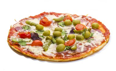 salamlı pizza