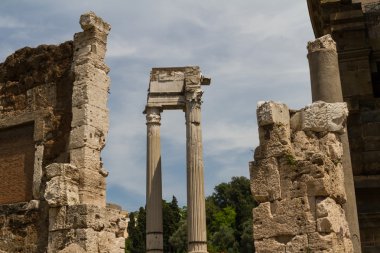 Harabeleri ile teatro di marcello, Roma - İtalya