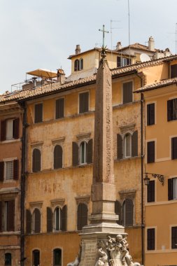 Roma, İtalya. eski şehrin tipik mimari detaylar