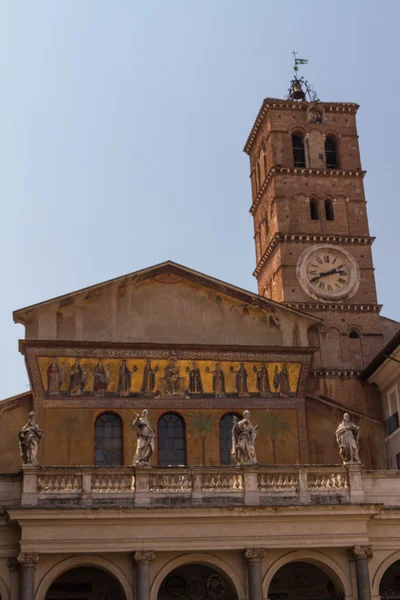 St maria trastevere, Roma, İtalya — Stok fotoğraf