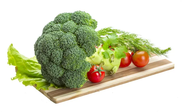 Brokoli et tomate cerise — Photo