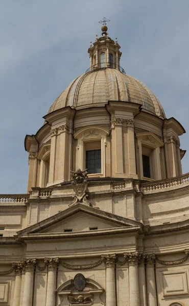 Saint agnese in agone in piazza navona, rome, Italië — Stockfoto