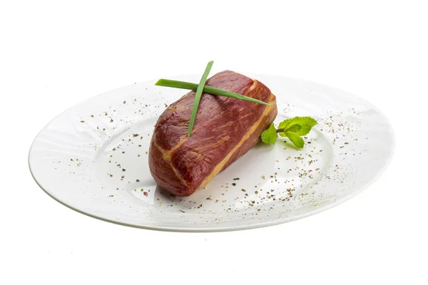 Carne affumicata — Foto Stock