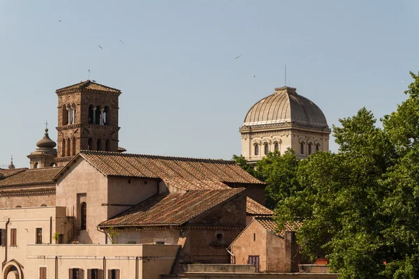 Synagogue and the Jewish ghetto at Rome, Italy — Stock Photo, Image