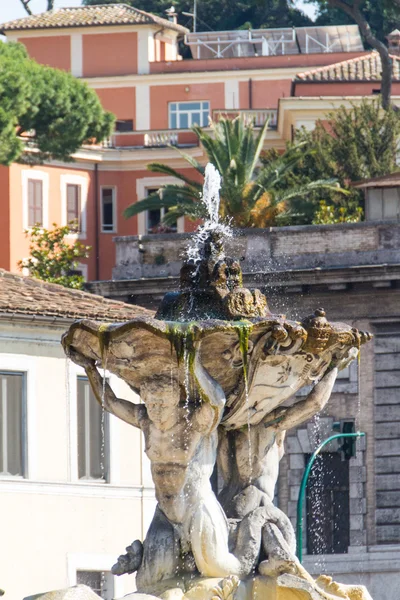 Fontana e Tempio di Vesta, Roma — Foto Stock