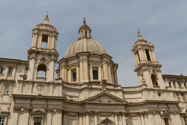 Santa Inés en Agone en Piazza Navona, Roma, Italia —  Fotos de Stock