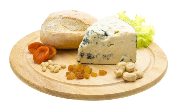 Slice of blue cheese — Stock Photo, Image