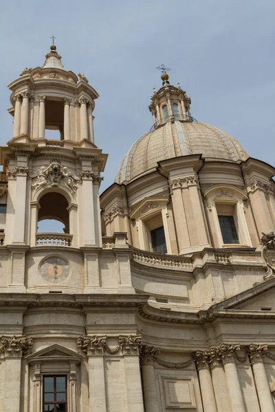 Saint agnese in agone in piazza navona, rome, Italië — Stockfoto