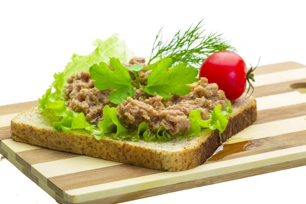 Sandwich met tonijn — Stockfoto