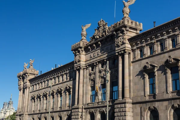 Fachadas de edifícios de grande interesse arquitetônico na cidade o — Fotografia de Stock