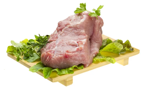 Raw pork meat — Stock Photo, Image