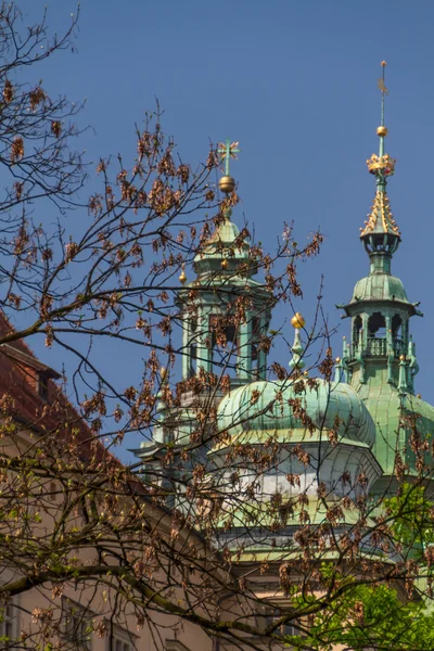 Historisk bygning i Krakow. Polen – stockfoto