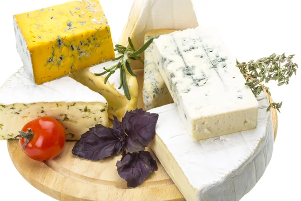 Variety Cheeses — Stock Photo, Image