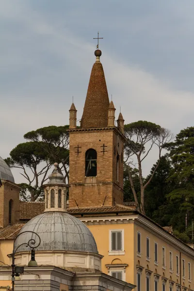 Piazza del Popolo em Roma — Fotografia de Stock