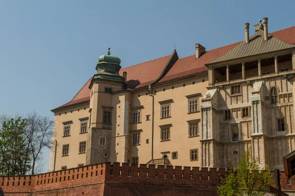 Királyi vár a Wawel, Krakkó — Stock Fotó