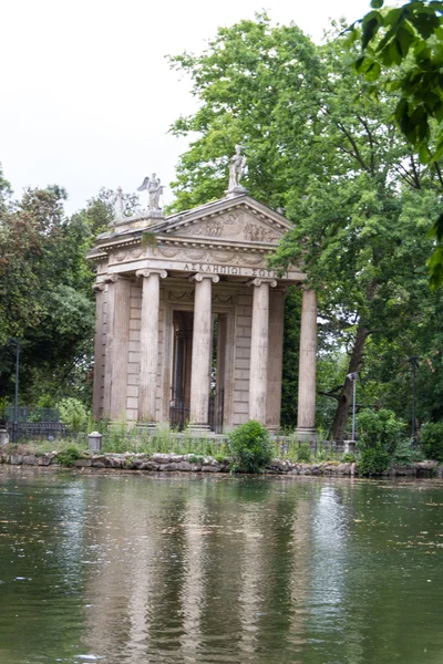 Villa borghese ogród, Rzym, Włochy — Zdjęcie stockowe