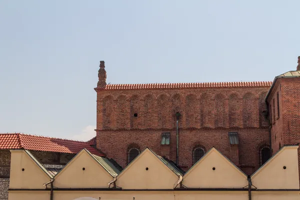 Krakow - kaz eski Yahudi bölgesinde benzersiz bir mimari — Stok fotoğraf