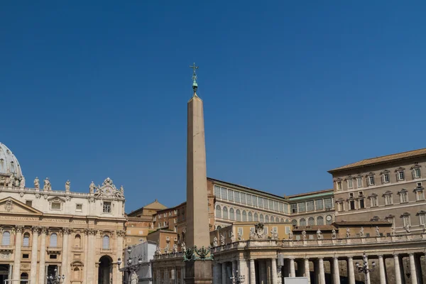 Edifícios no Vaticano, a Santa Sé dentro de Roma, Itália. Parte de S — Fotografia de Stock