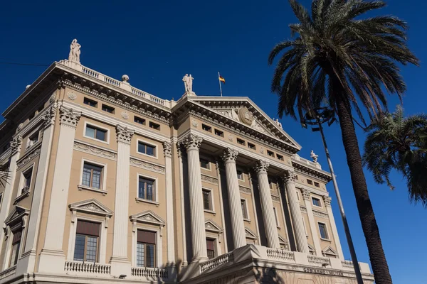 军事政府大厦。巴塞罗那，加泰罗尼亚，s — 图库照片