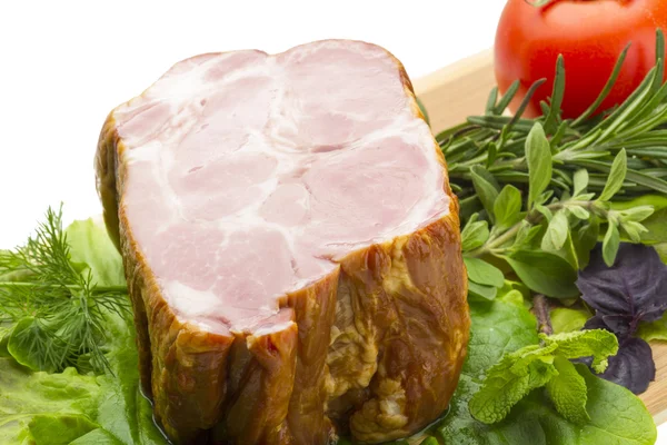 Bacon con verdure — Foto Stock