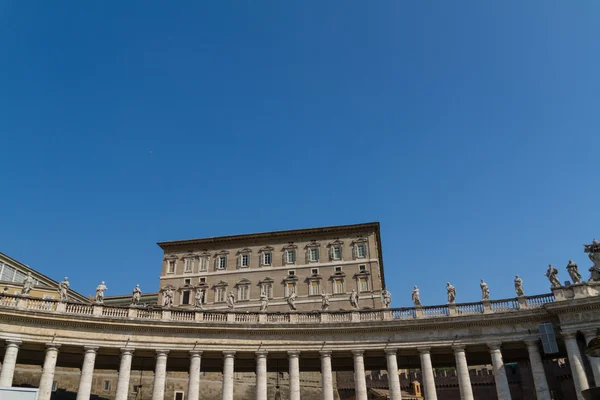 Edifícios no Vaticano, a Santa Sé dentro de Roma, Itália. Parte de S — Fotografia de Stock
