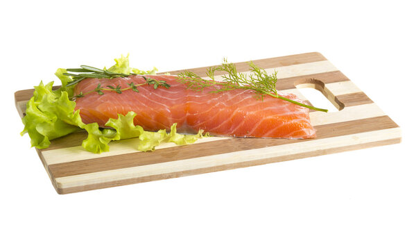 Филе лосося с гарниром
