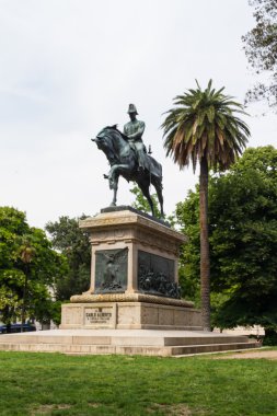 Statue of carlo alberto clipart
