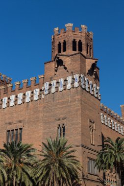 Barcelona ciudadela üç dragon castle domenech tarafından ben montaner bir
