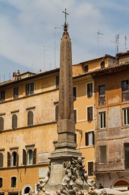 Roma, İtalya. eski şehrin tipik mimari detaylar