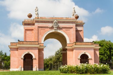 Roma, İtalya. eski şehrin tipik mimari detaylar