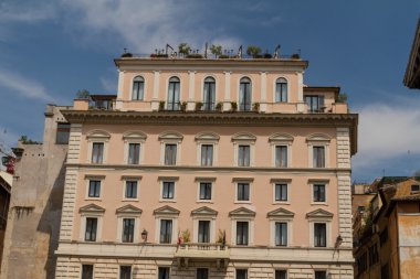 Roma, İtalya. eski şehrin tipik mimari detaylar