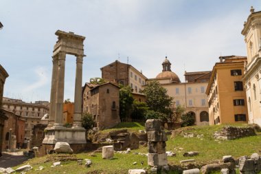 Harabeleri ile teatro di marcello, Roma - İtalya