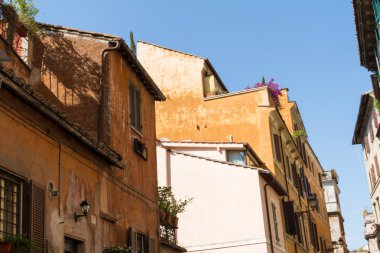 Roma, İtalya. eski şehrin tipik mimari detaylar