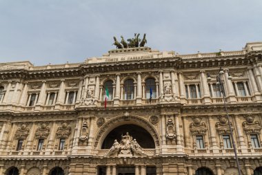Roma, İtalya. eski şehrin tipik mimari detaylar