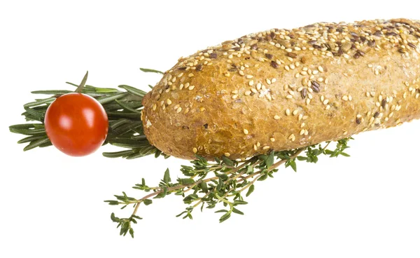 Brot mit Samen — Stockfoto