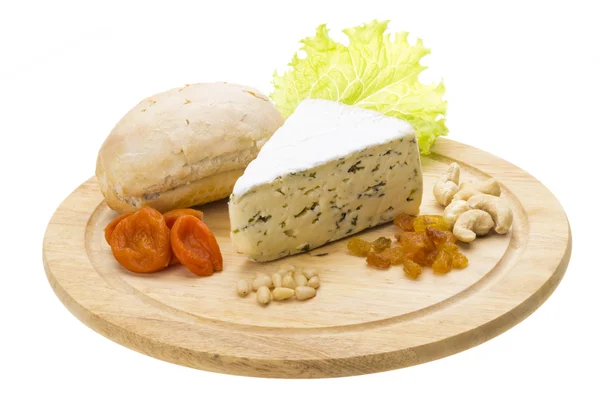 Queso con molde — Foto de Stock