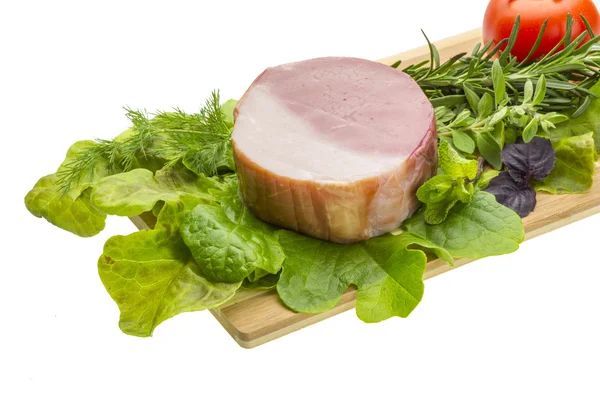 Speck mit Gemüse — Stockfoto