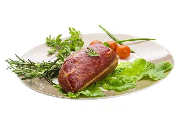 Carne affumicata — Foto Stock