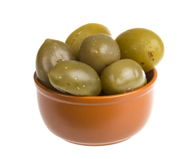 Pickled tomatoes isolated on the white background — Stock Photo, Image