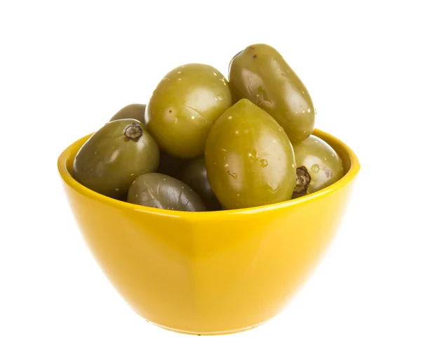 Tomates en escabeche aislados sobre el fondo blanco — Foto de Stock